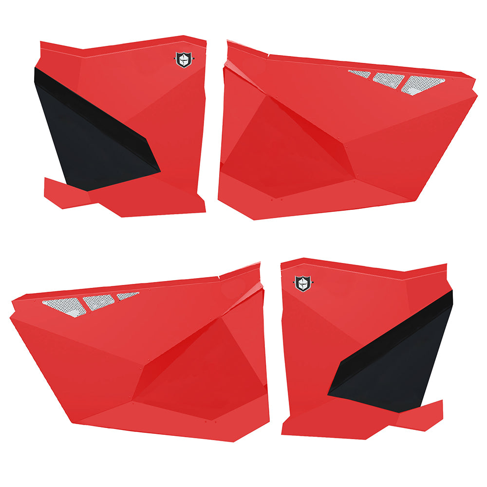 Traditional Half Doors Red