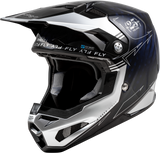 Fly Racing Formula S Carbon Legacy Helmet Blue Carbon/Silver 2x 73-44482X