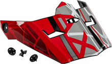 Load image into Gallery viewer, Visor W/Screws Mega Mx 46 Black/Red/White Md 2x