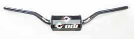 ODI Podium Flight black handlebar with 1 1/8-inch diameter, featuring ergonomic grips and sleek design for mountain or BMX bikes.