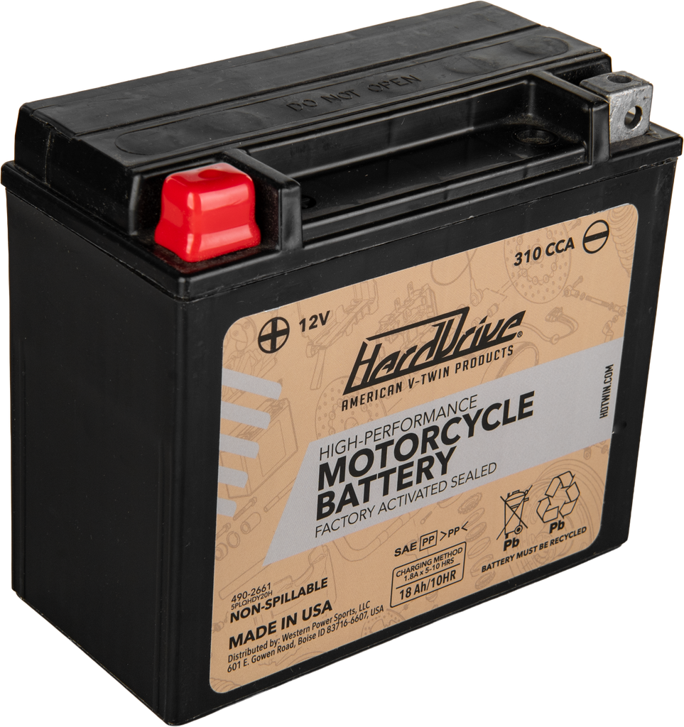 High Perform  Battery Ytx20h Cca 310