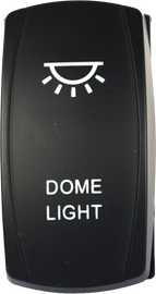 FLIP Dome Lighting Switch Pro Series backlit switch with illuminated button, designed for easy control of lighting fixtures.