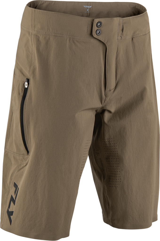 Fly MTB Gravity Short Dust size 30, lightweight cycling shorts with adjustable waistband and durable fabric, suitable for mountain biking.