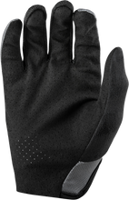 Load image into Gallery viewer, Fly Racing Mesh Gloves in grey and black, size small, showing lightweight breathable fabric and secure wrist closure.