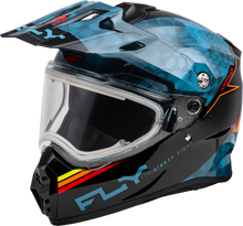 Load image into Gallery viewer, Trekker Cw Conceal Helmet Elec Shld Slate/Black/Red Lg