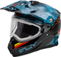 Trekker Cw Conceal Helmet Elec Shld Slate/Black/Red Lg