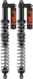 Fox IBP Factory Series 2.5 front suspension for Kawasaki two-seat vehicles, featuring durable shock absorber components.
