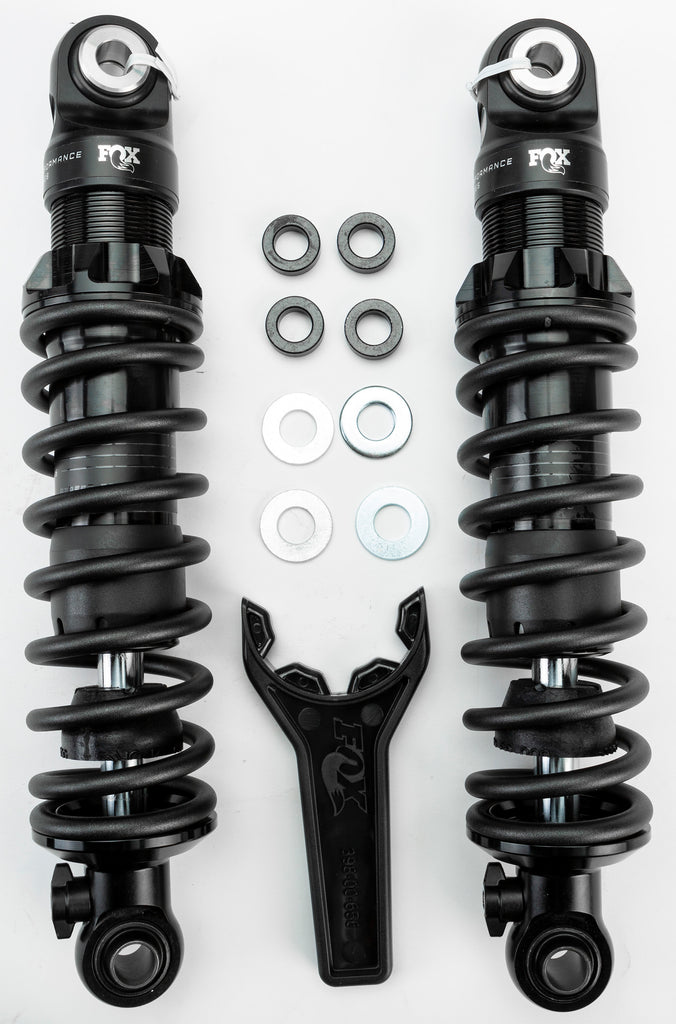 Fox IFP-QSR 12-inch standard rebound adjustable shock absorber for suspension systems, featuring durable construction and precise control.