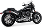 FREEDOM EXHAUST COMBAT SHORTY 2:1 CHROME 18-23 HARLEY SOFTAILS M8 - The Speed Shop Canada
