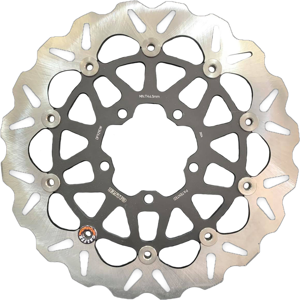 GALFER Wave Front Brake Rotor 17-5523, high-performance bicycle disc brake rotor with wave design for enhanced braking power.