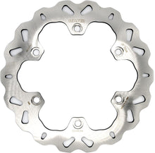 Load image into Gallery viewer, Rear GALFER Wave Rotor for brakes, model 17-5533, showcasing the distinctive wave design and metal finish.