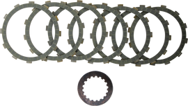 HardDrive Aramid clutch friction set with HD diaphragm spring, featuring durable friction components for motorcycle clutch systems.