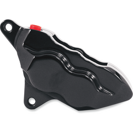 HHI BILLET FRONT BRAKE CALIPER BLACK HARLEY 84-99 (LEFT SIDE) - The Speed Shop Canada