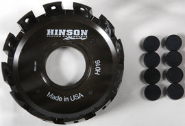 Hinson billet clutch basket for Banshee 151-4011, durable motorcycle clutch component with precision-machined finish.