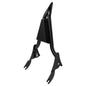 Black detachable Blade backrest by HogWorkz for Harley Davidson Sportster models 2004-2022, shown installed on motorcycle.