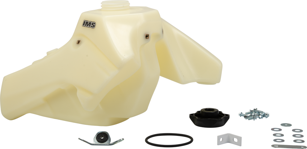 IMS Fuel Tank Natural 2.4 Gal, durable fuel tank with natural finish, designed for reliable fuel storage and transportation.