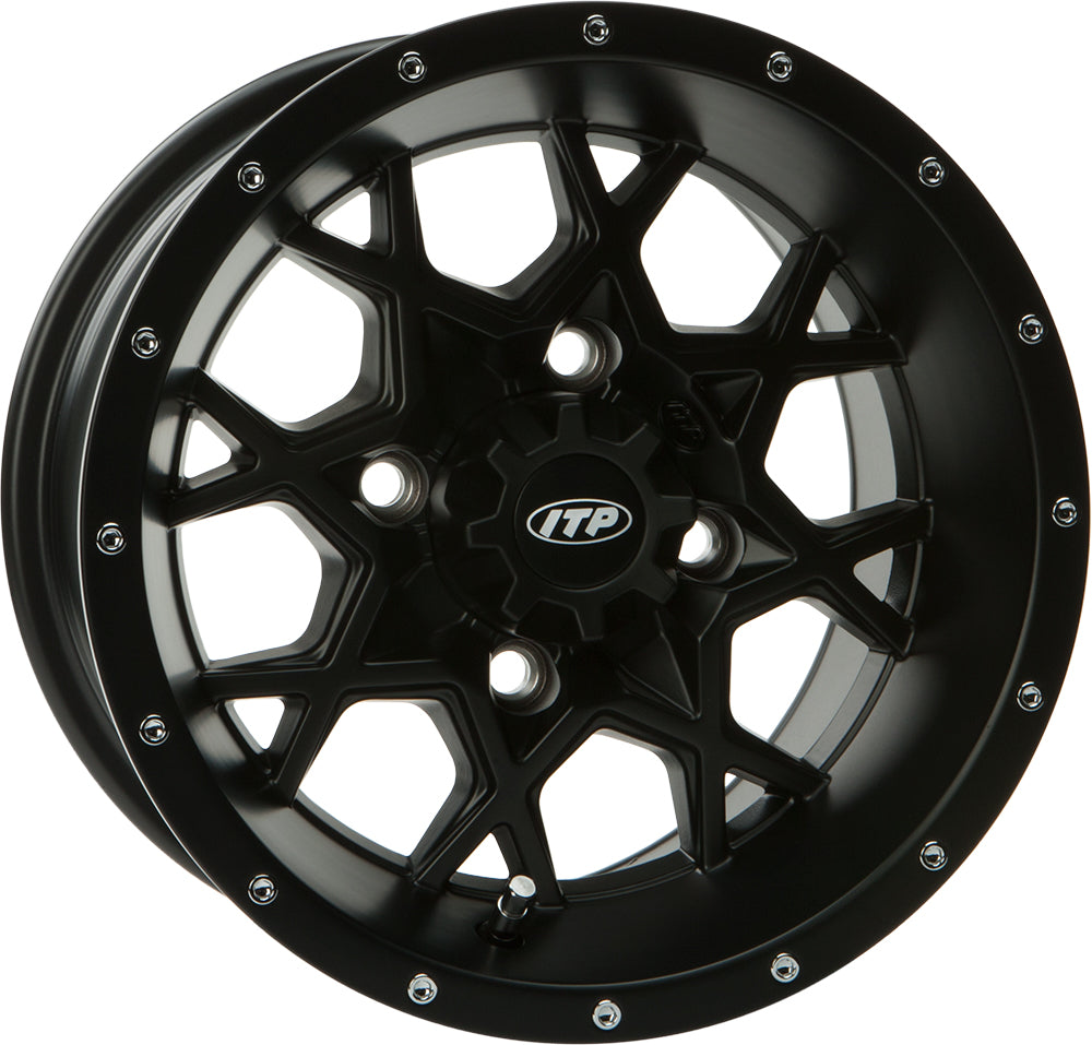 Hurricane 14x7 4/110 2+5 Black