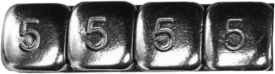 K&L Drive wheel weights, 5 gram chrome, 360-piece box for balancing vehicle wheels, durable and precise.