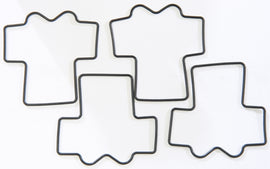 K&L Cap Gasket 4-Pack for intake, carb, and fuel systems, designed for reliable sealing in automotive applications.