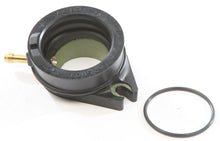 Load image into Gallery viewer, K&amp;L Carburetor Boot and Holder for intake and fuel system, showing black rubber components mounted on a motorcycle engine.