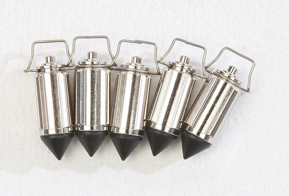K&L float needle set for carburetors, 5-pack, designed for fuel system intake and carburetor replacement.