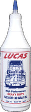Load image into Gallery viewer, LUCAS Heavy Duty Gear Oil 85W140, 1 Qt bottle, suitable for gear lubrication, with a 12-pack case, industrial chemicals.