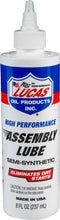 Load image into Gallery viewer, LUCAS Semi-Synthetic Assembly Lube 8 oz bottle, automotive lubricant for engine assembly, packaged in case of 12.