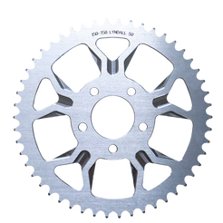Lyndall Racing B52 rear chain sprocket for Harley Davidson models, black 50-tooth trans and drive motorcycle part