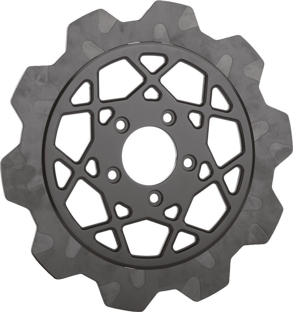 LYNDALL RACING FRONT TT BOWTIE ROTORS BLACK HARLEY MODELS - The Speed Shop Canada