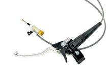 Load image into Gallery viewer, Magura hydraulic clutch lever assembly with black lever and hydraulic components for motorcycle clutch control.