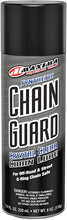 Load image into Gallery viewer, Maxima Chain Guard 6oz bottle, a chemical lubricant for motorcycle chains, with Maxima branding and product label visible.