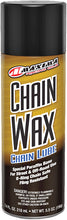 Load image into Gallery viewer, Maxima Chain Wax 5.5oz bottle, a lubricant and protector for motorcycle and bike chains, shown with label and cap.