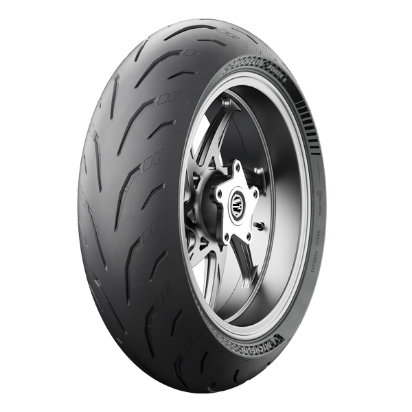 Michelin Tire Power 6 rear 160/60ZR17 radial motorcycle tire with 69W load and speed rating, designed for optimal performance