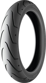 Michelin Tire Scorcher 11 front motorcycle tire 120/70ZR19 radial tubeless tire with 60W load rating.