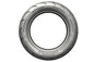Michelin Commander III 100/90 B19 front cruiser motorcycle tire mounted on wheel, showcasing tread pattern and sidewall details.