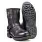 MILWAUKEE LEATHER MENS SHORT HARNESS BOOTS BLACK RUF - The Speed Shop Canada