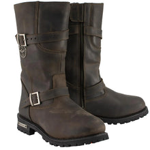 Load image into Gallery viewer, MILWAUKEE LEATHER MENS ENGINEER BOOTS BROWN - The Speed Shop Canada