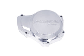 Polished ModQuad Stator Cover for Honda 250R ATV, part number 28-43129, shown on engine.