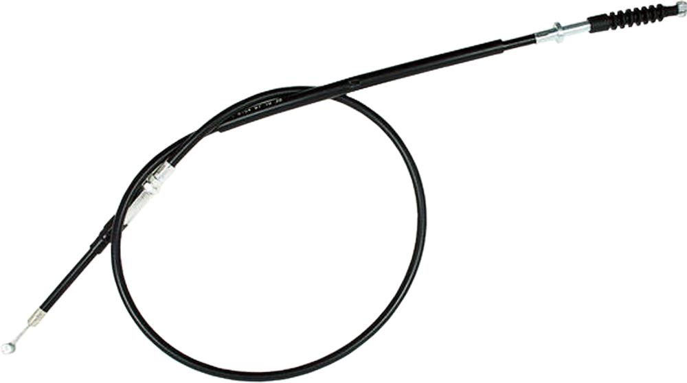 Motion Pro black vinyl clutch cable for motorcycles, durable control line designed for smooth operation and reliable performance.