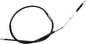Motion Pro black vinyl front brake cable for motorcycle, durable control line with secure fittings and flexible design.
