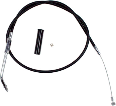 Black vinyl idle cable for hydraulic control lines by MOTION PRO, designed for motorcycle or vehicle throttle control.