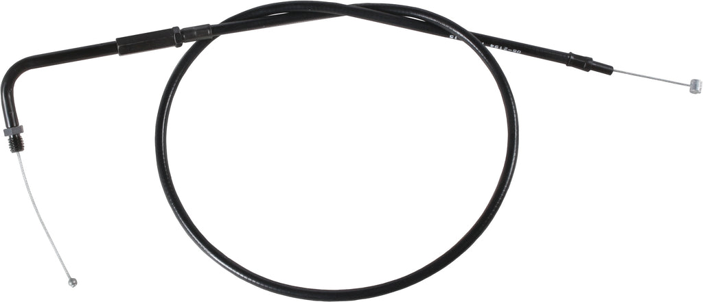 Motion Pro Blackout throttle cable for motorcycle control lines, featuring durable black housing and precise fit.
