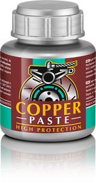 Motorex Copper Paste 100g tube, a chemical lubricant for automotive and industrial use, shown with packaging and tube details.
