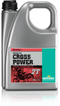 Motorex Cross Power 2T 4L motorcycle chain lubricant in a 4-liter container, ideal for high-performance 2-stroke engines.