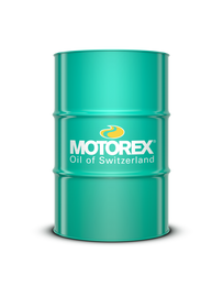 Motorex Low Friction Racing Fork Oil 5W-59L bottle, designed for motorcycle suspension fork lubrication and performance.