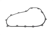 Load image into Gallery viewer, Motorshop chrome outer primary cover kit for drive line, featuring a sleek, polished chrome finish on a motorcycle engine component.