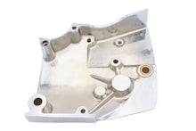 Load image into Gallery viewer, Motorshop chrome sprocket cover for drive line, made of durable metal with a shiny chrome finish, designed for motorcycle sprockets.