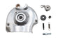 Polished Motorshop Kick and Electric Sprocket Cover for drive line motorcycles, showcasing a complete, shiny protective cover.