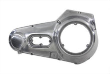 Load image into Gallery viewer, Polished outer primary cover for motorcycle drive line by Motorshop, with a sleek, shiny finish and detailed metal surface.