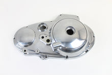 Load image into Gallery viewer, Polished Motorshop primary drive line cover showing a shiny, smooth finish on a black automotive component.